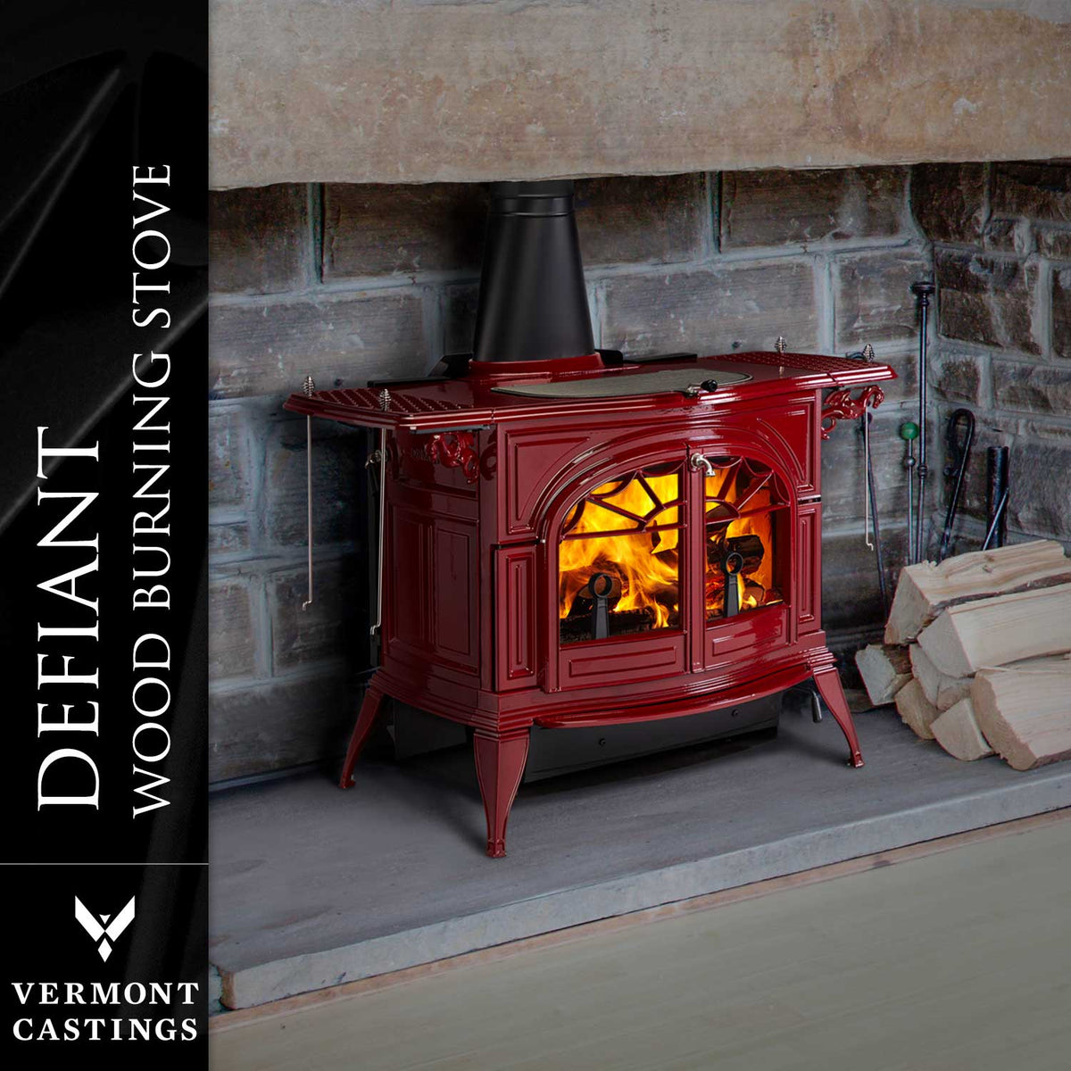 Vermont Castings Defiant wood burning stove